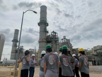 Burleson High School Students tour Luminant’s Midlothian Power Plant.